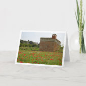 Carte Paysage Agritouristique Poppy Field (Devant)