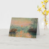 Carte Paysage au coucher du soleil | Tadeusz Makowski (Fleur jaune)