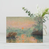 Carte Paysage au coucher du soleil | Tadeusz Makowski (Debout devant)