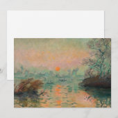 Carte Paysage au coucher du soleil | Tadeusz Makowski (Devant / Derrière)