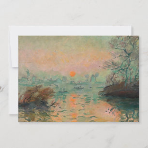 Carte Paysage au coucher du soleil Tadeusz Makowski
