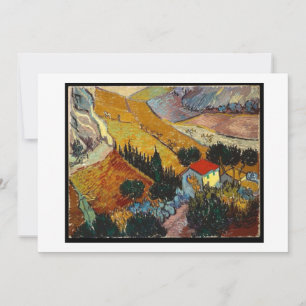 Carte Paysage avec Maison et Plowman, Van Gogh,