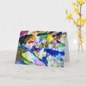 Carte Paysage avec pluie par Wassily Kandinsky (Fleur jaune)