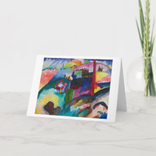 Carte Paysage avec rein d'usine, Wassily Kandinsky