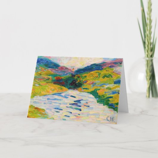 Carte Paysage avec rivière | Curt Herrmann (Devant)