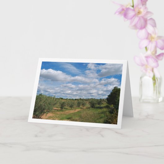 Carte Paysage Céleste du Sentier du Verger (Orchidée)