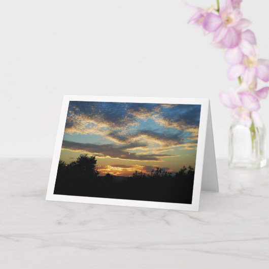 Carte Paysage Céleste Ondulé (Orchidée)