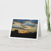 Carte Paysage Céleste Ondulé (Devant)