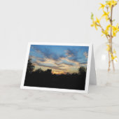 Carte Paysage Céleste Ondulé (Fleur jaune)