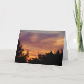 Carte Paysage ciel pastel (Devant)