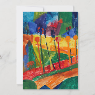 Carte Paysage Cubiste   Fritz Schaefler