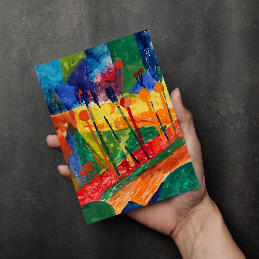 Carte Paysage Cubiste | Fritz Schaefler