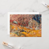 Carte Paysage d'automne | George Luks (Devant/Arrière en situation)