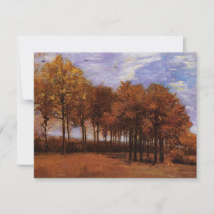 Carte Paysage d'automne par Vincent van Gogh