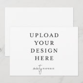 Carte Paysage de 5 po x 7 po (Devant / Derrière)