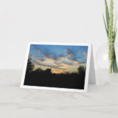 Carte Paysage de ciel ondulé (Devant)