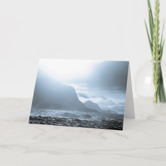 Carte Paysage de la côte norvégienne (Devant)