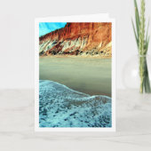 Carte Paysage de la plage portugaise (Devant)