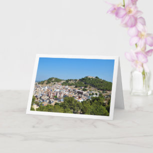 Carte Paysage de la ville de Lliria à Valence, Espagne