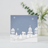 Carte Paysage de l'église de Noël (Debout devant)