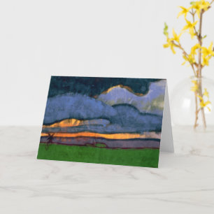 Carte Paysage de marais avec un moulin Emil Nolde