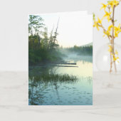 Carte Paysage de marais de l'eau d'arbre (Fleur jaune)