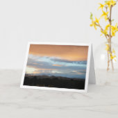 Carte Paysage de montagne céleste (Fleur jaune)