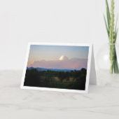 Carte Paysage de montagnes sous les nuages (Devant)