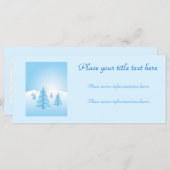 Carte Paysage de Noël (Devant / Derrière)