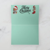 Carte Paysage de Noël du tigre (Intérieur)