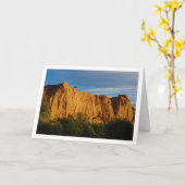 Carte Paysage de paroi de canyon (Fleur jaune)