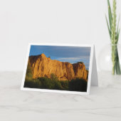 Carte Paysage de paroi de canyon (Devant)