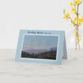 Carte Paysage de pittoresque Hills pour hommes (Fleur jaune)