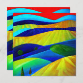 Carte Paysage de Rainbow Imaginaire Hills (Devant / Derrière)