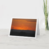 Carte Paysage de Red Mountain Sky (Devant)