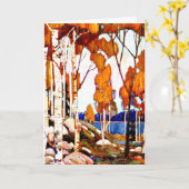 Carte Paysage décoratif de Tom Thomson (Fleur jaune)