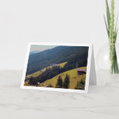 Carte Paysage des collines autrichiennes (Devant)