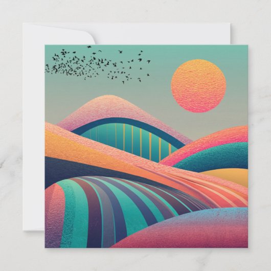 Carte Paysage des collines du Kaleidoscope (Devant)