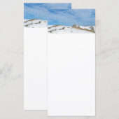 Carte Paysage des dunes d'hiver (Devant / Derrière)