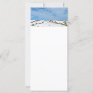 Carte Paysage des dunes d'hiver