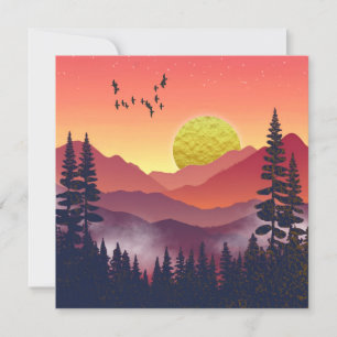 Carte Paysage des monts Crimson