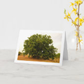 Carte Paysage des noix (Fleur jaune)