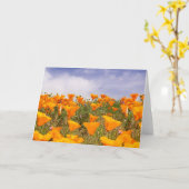 Carte Paysage des Poppies de Californie (Fleur jaune)