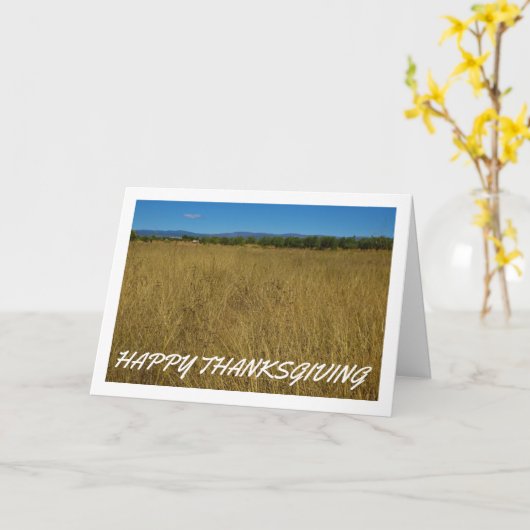 Carte Paysage d'herbe jaune (Fleur jaune)