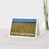 Carte Paysage d'herbe jaune (Devant)