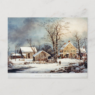 Carte Paysage d'hiver