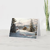 Carte Paysage d'hiver éclairé par le soleil par Peder Mo (Devant)