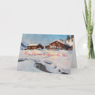 Carte Paysage d'hiver près de Davos