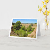 Carte Paysage du canyon à pin (Fleur jaune)