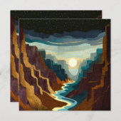 Carte Paysage du Canyon Sunset (Devant / Derrière)